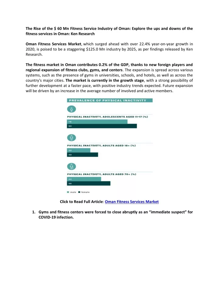 the rise of the 60 mn fitness service industry