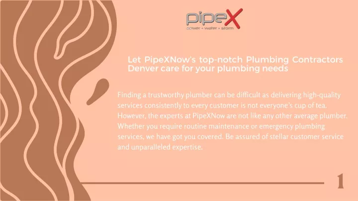 let pipexnow s top notch plumbing contractors
