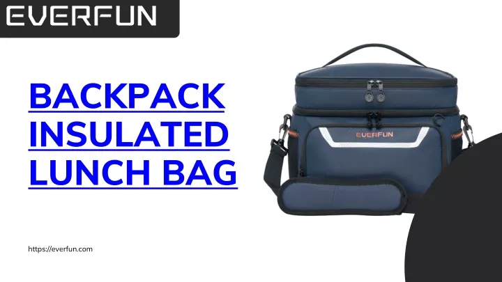 backpack insulated lunch bag