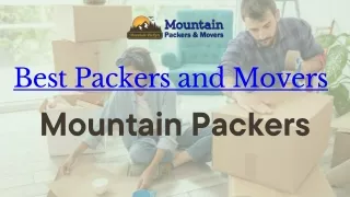Best Packers and Movers In Chandigarh - Mountain Packers