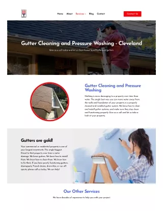 Gutter Cleaning and Pressure Washing Cleveland