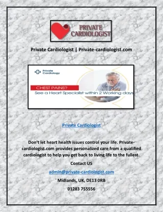 Private Cardiologist | Private-cardiologist.com