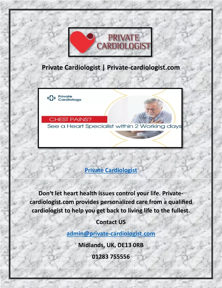 private cardiologist private cardiologist com