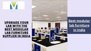 Best modular lab furniture in India