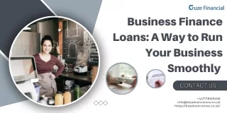 Business Finance Loans A Way to Run Your Business Smoothly