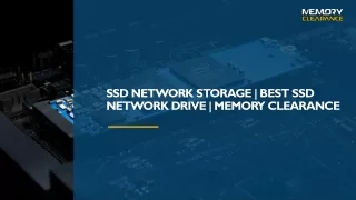 SSD Network Storage  Best SSD Network Drive  Memory Clearance