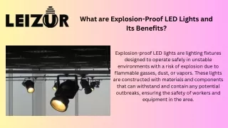 what are explosion proof led lights