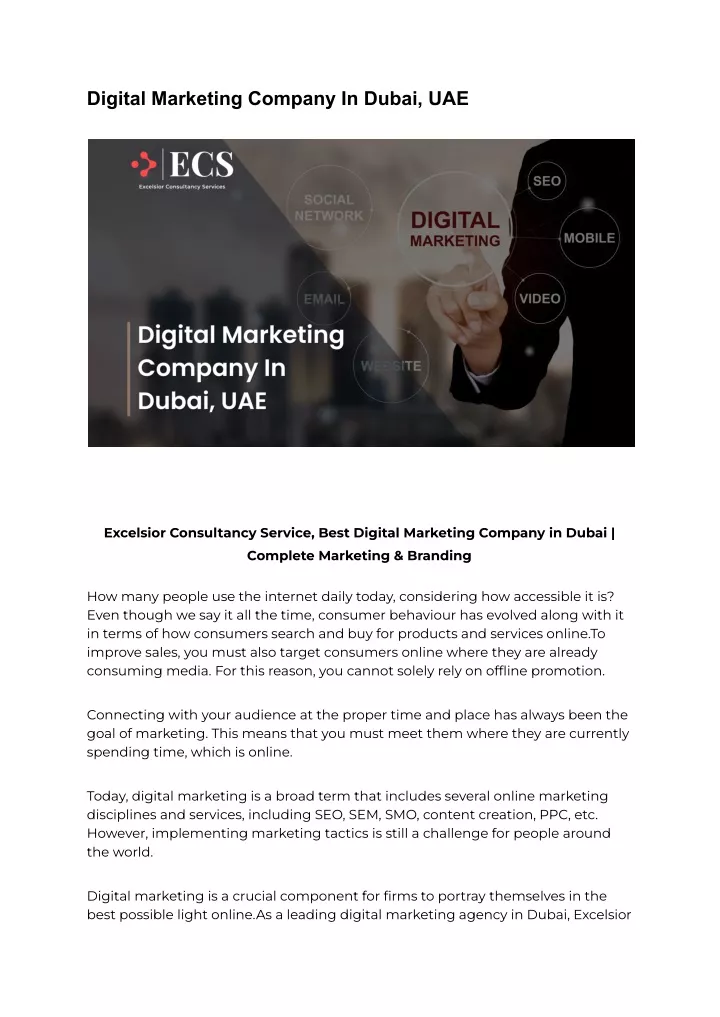 digital marketing company in dubai uae