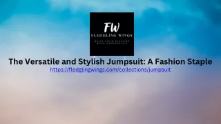 the versatile and stylish jumpsuit a fashion