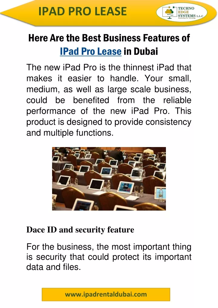 ipad pro lease