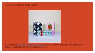 custom cardboard shoe boxes