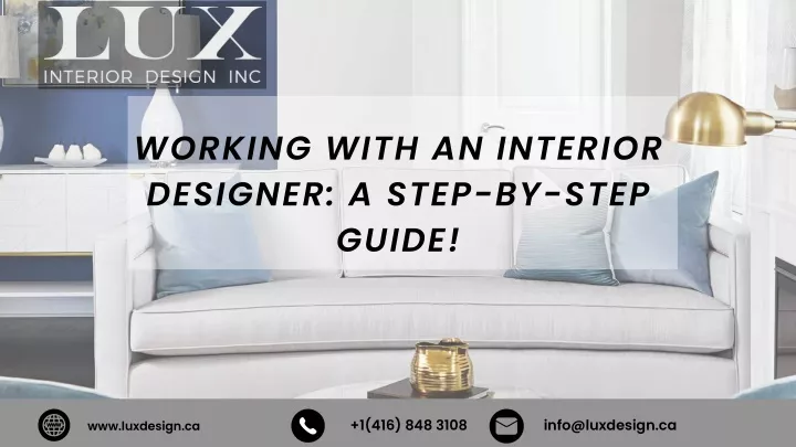 working with an interior designer a step by step