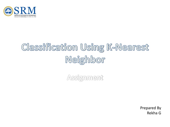 classification using k nearest neighbor