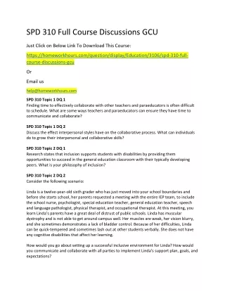spd 310 full course discussions gcu