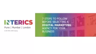 7 Steps to Follow Before Selecting a Digital Marketing Agency for Your Business