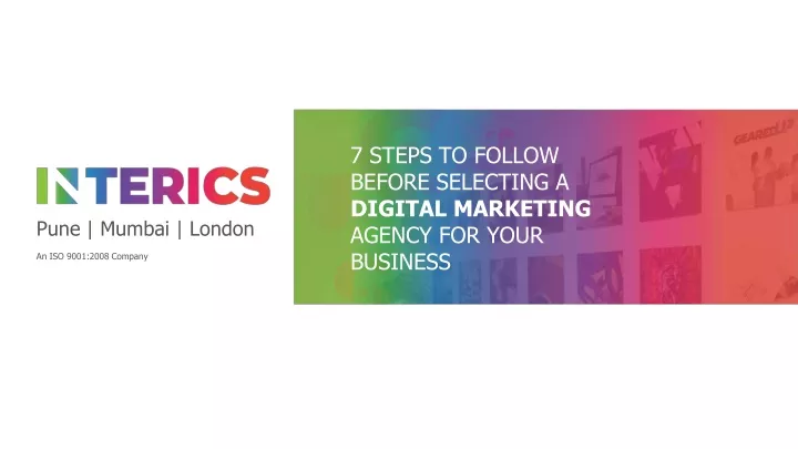 7 steps to follow before selecting a digital