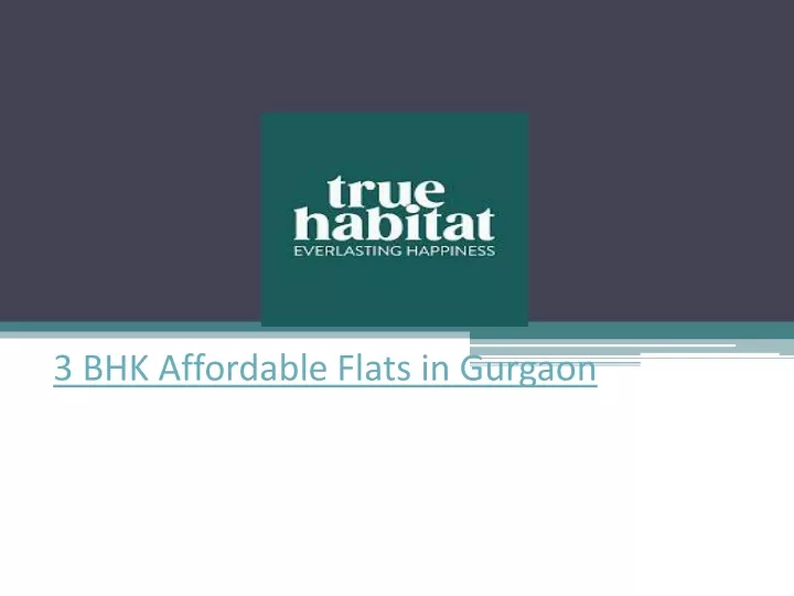 3 bhk affordable flats in gurgaon