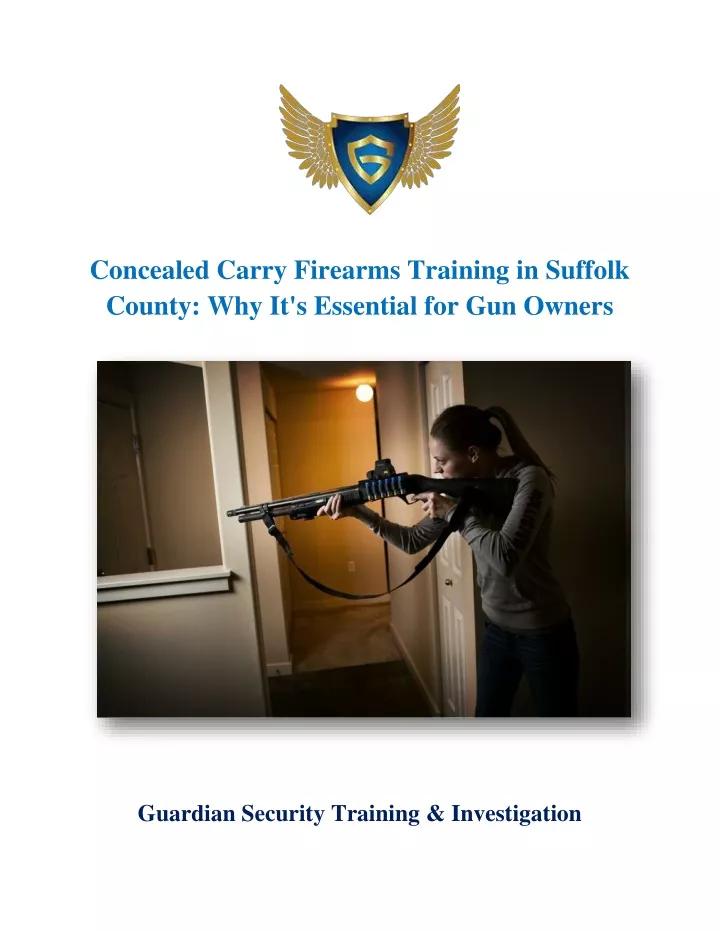 concealed carry firearms training in suffolk