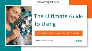 The Ultimate Guide To Using Epoxy Resin Color Powder for DIY Projects
