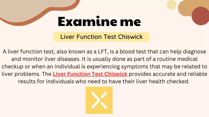 examine me liver function test chiswick