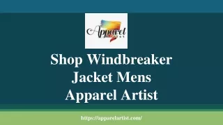 Shop Windbreaker Jacket Mens - Apparel Artist