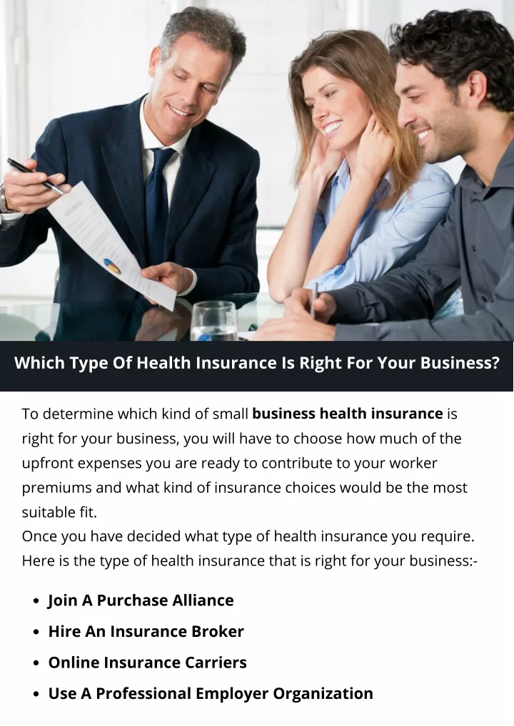 which type of health insurance is right for your