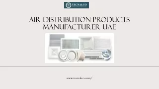 air distribution products manufacturer uae pptx