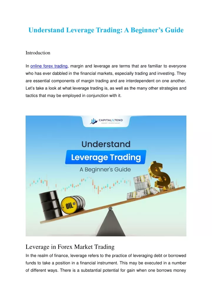 understand leverage trading a beginner s guide