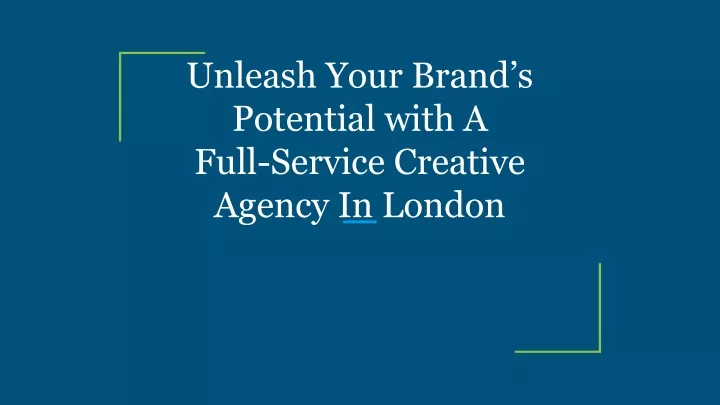 unleash your brand s potential with a full