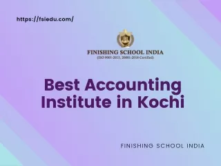Best Accounting Institute in Kochi
