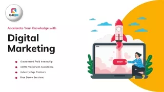 Advanced Certified Digital Marketing Internship Coimbatore | ClickBox