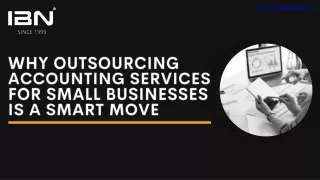 Why Outsourcing Accounting Services for Small Businesses