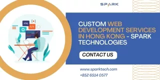 Custom Web Development Services in Hong Kong - Spark Technologies