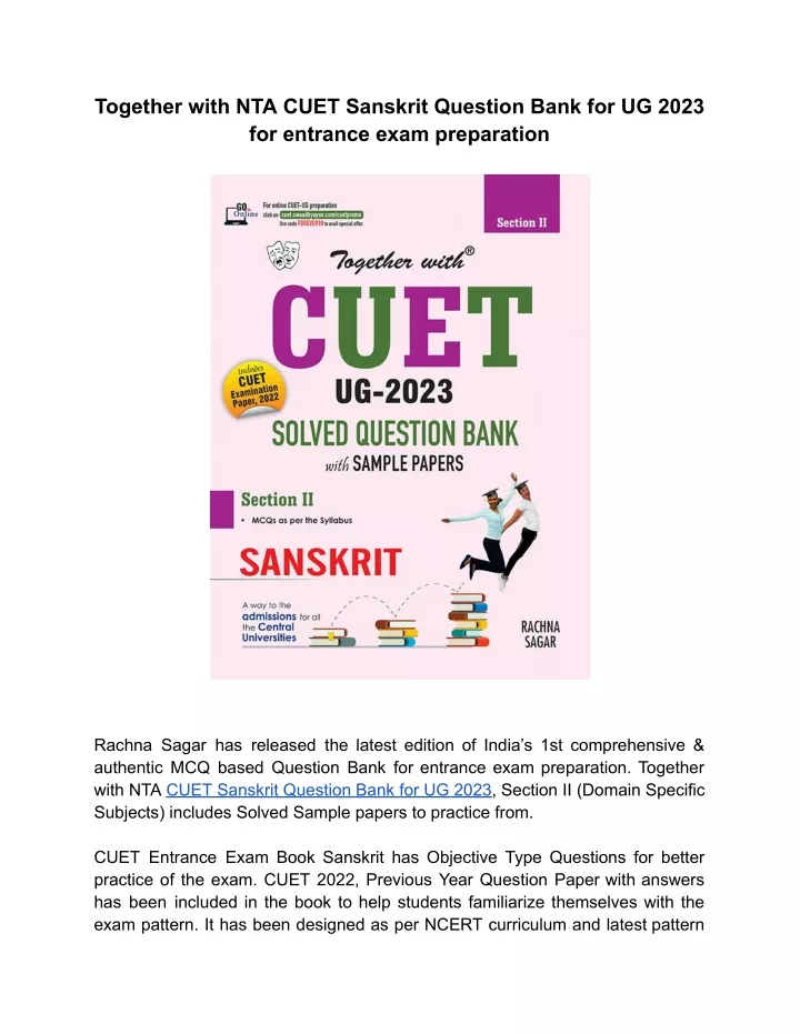 together with nta cuet sanskrit question bank