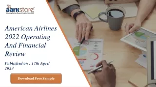 american airlines 2022 operating and financial