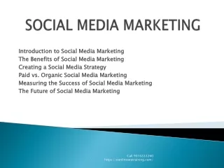 SOCIAL MEDIA MARKETING in Chandigarh