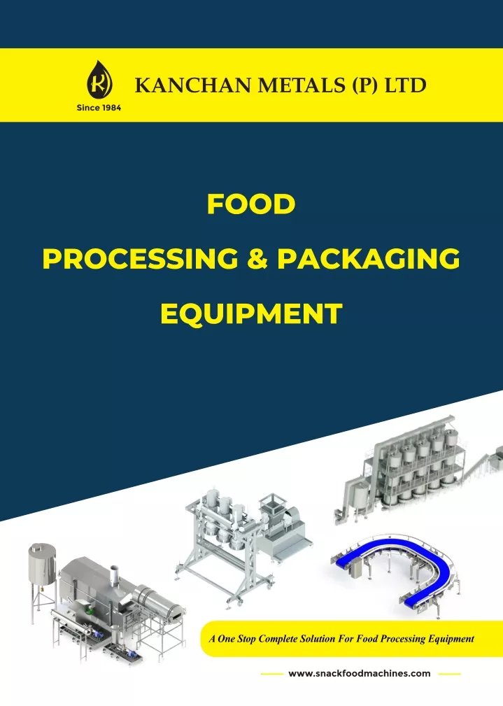 PPT - A leading Food Processing machine manufacturer in India ...