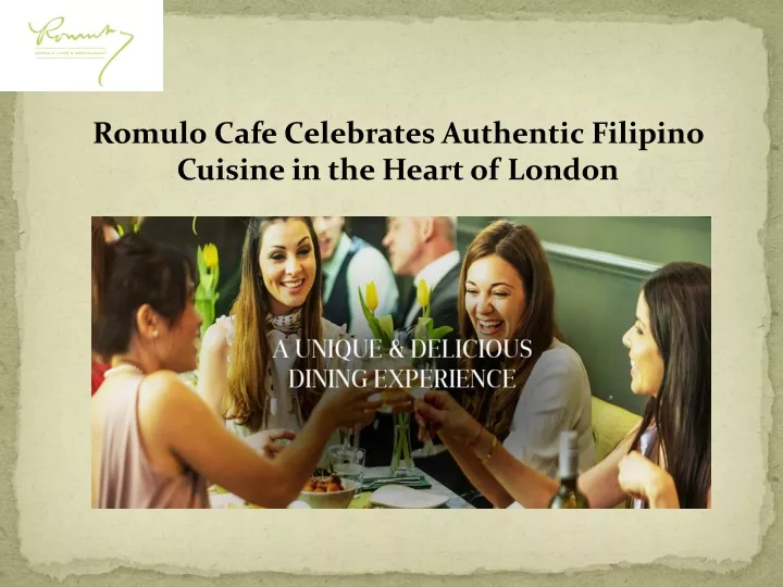 romulo cafe celebrates authentic filipino cuisine