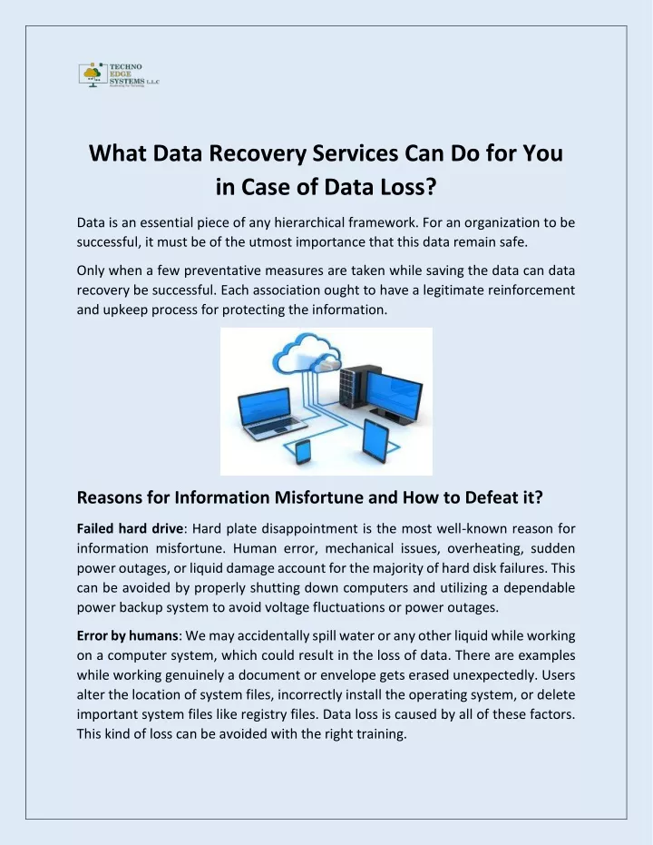 what data recovery services