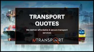 Transport Quotes