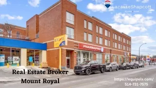 Real Estate Broker Mount Royal