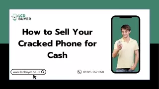 How to Sell Your Cracked Phone for Cash