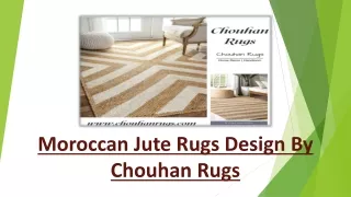 Moroccan Jute Rugs Design By Chouhan Rugs