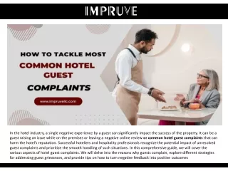 in the hotel industry a single negative