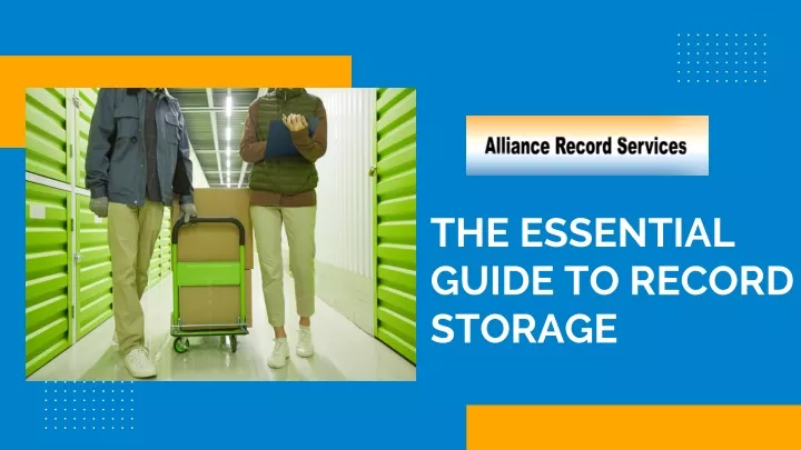 the essential guide to record storage