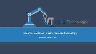 latest innovations in wire harness technology