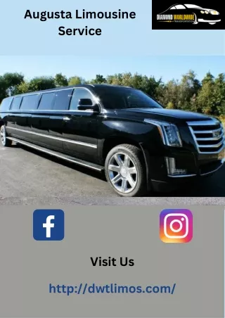 Experience Luxury and Style with Augusta Limousine Service