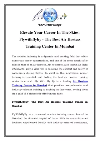 Air Hostess Training Center In Mumbai Call-710087776