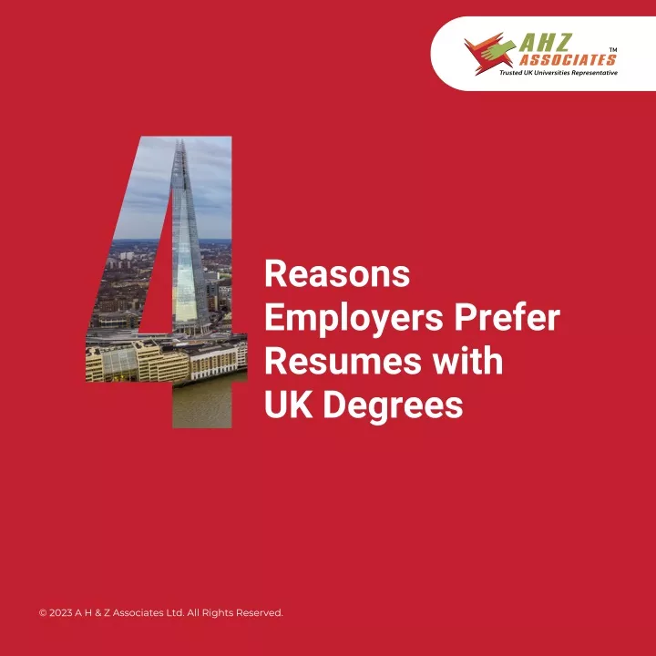 reasons employers prefer resumes with uk degrees