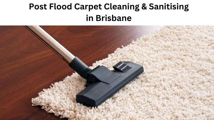 post flood carpet cleaning sanitising in brisbane